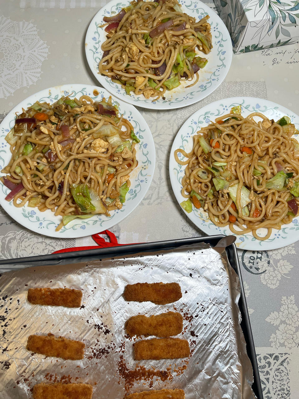 什锦炒乌冬面