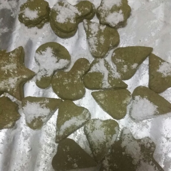 心形抹茶饼干