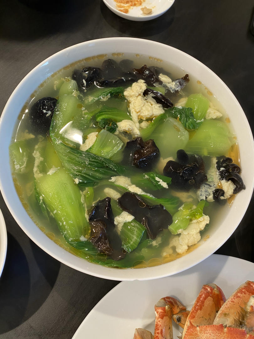 木耳青菜鸡蛋汤