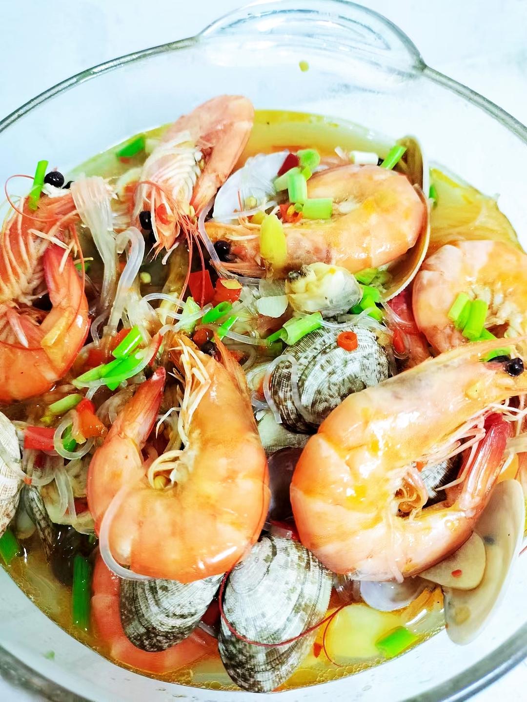 好吃到拍大腿的花甲粉丝的做法