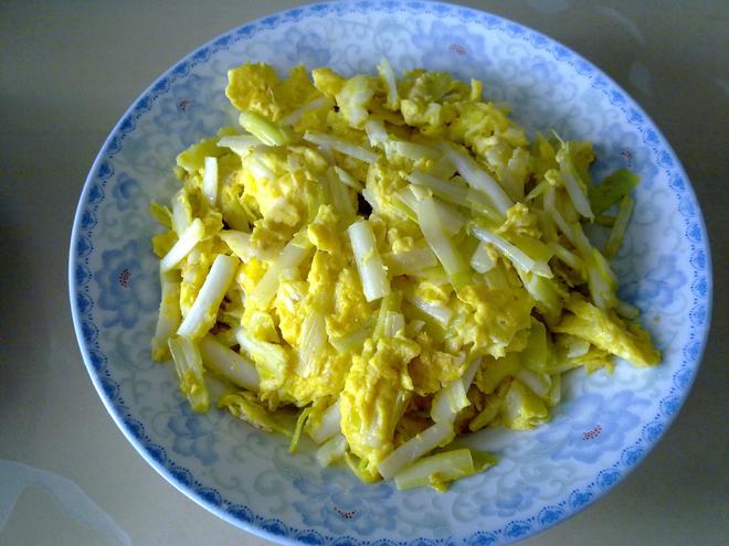 韭黄炒蛋的做法