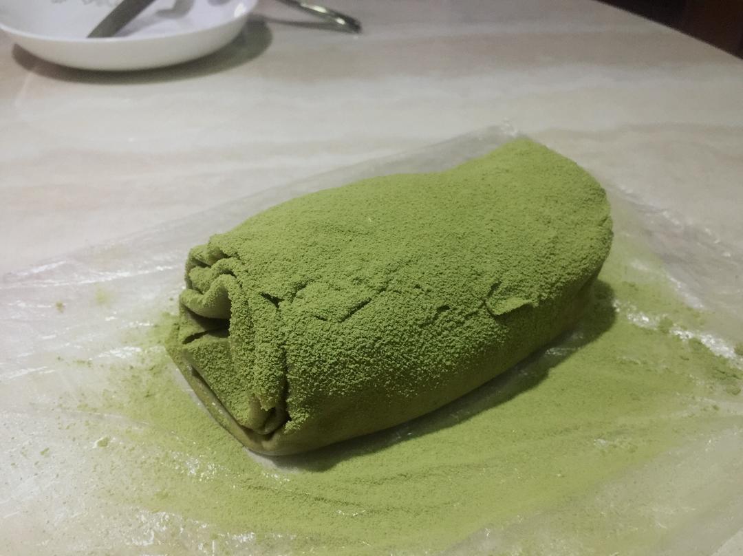 网红食谱│抹茶毛巾卷