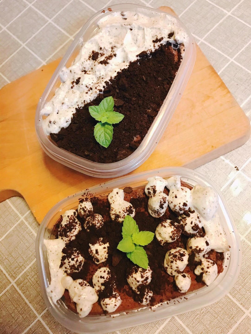 低糖不腻的奥利奥咸奶油蛋糕盒子