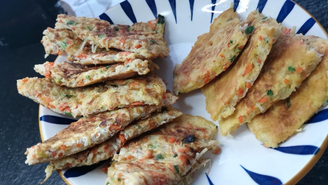 腰精必吃的金针菇蛋饼