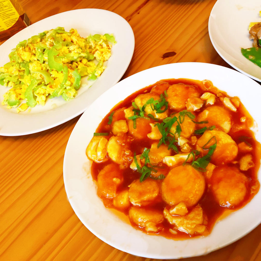 脆皮茄汁日本豆腐