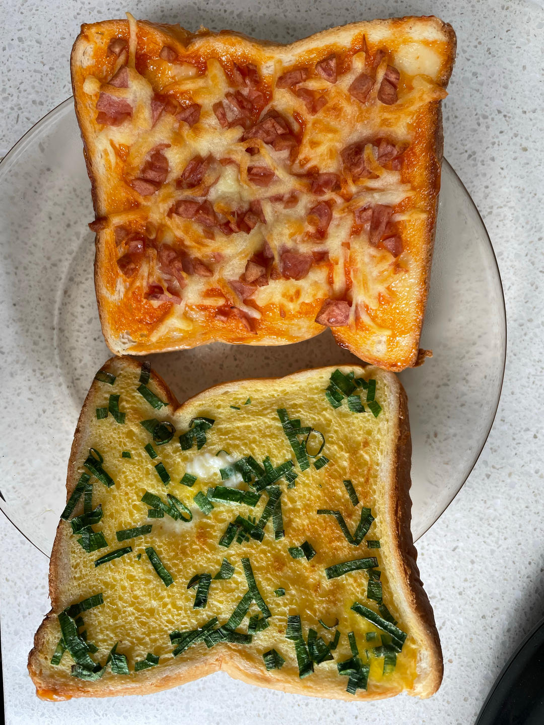 早餐快手面包片披萨