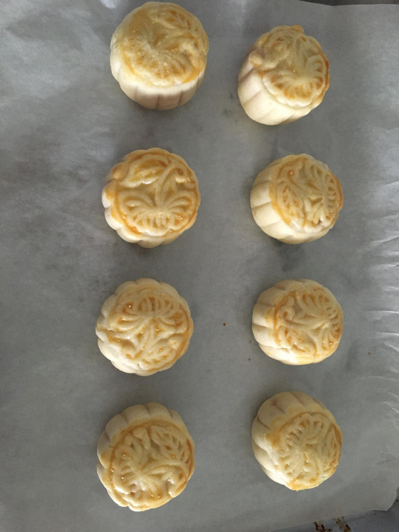 流心奶黄月饼（无吉士粉/转化糖浆版本）【曼食慢语】