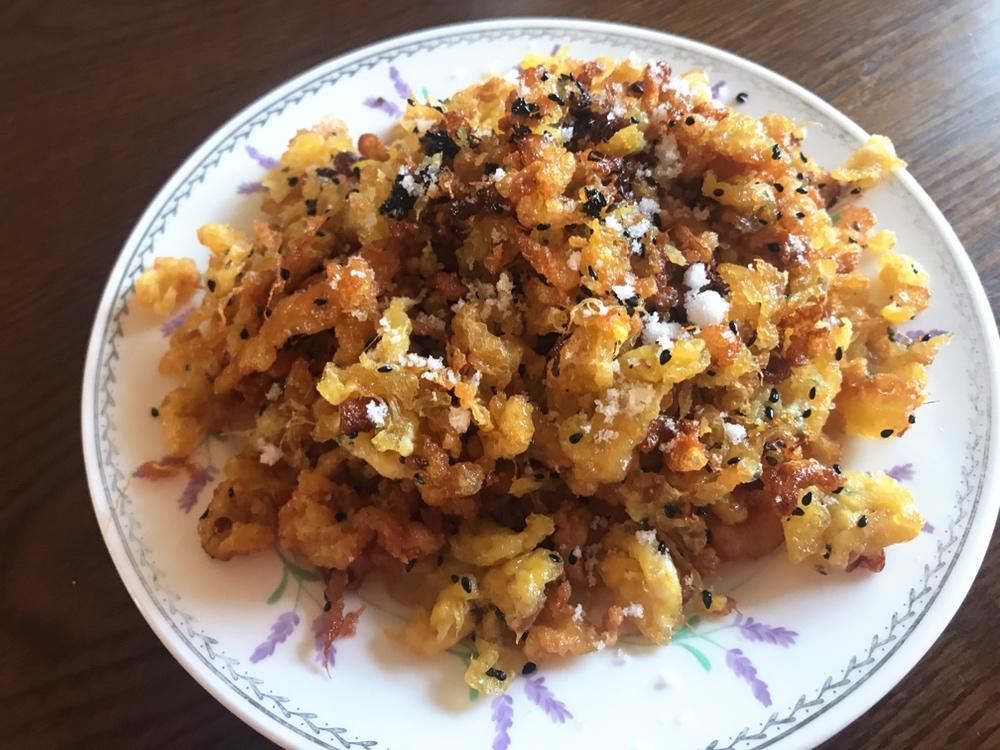 美丽婷留做的油炸鸡蛋丝