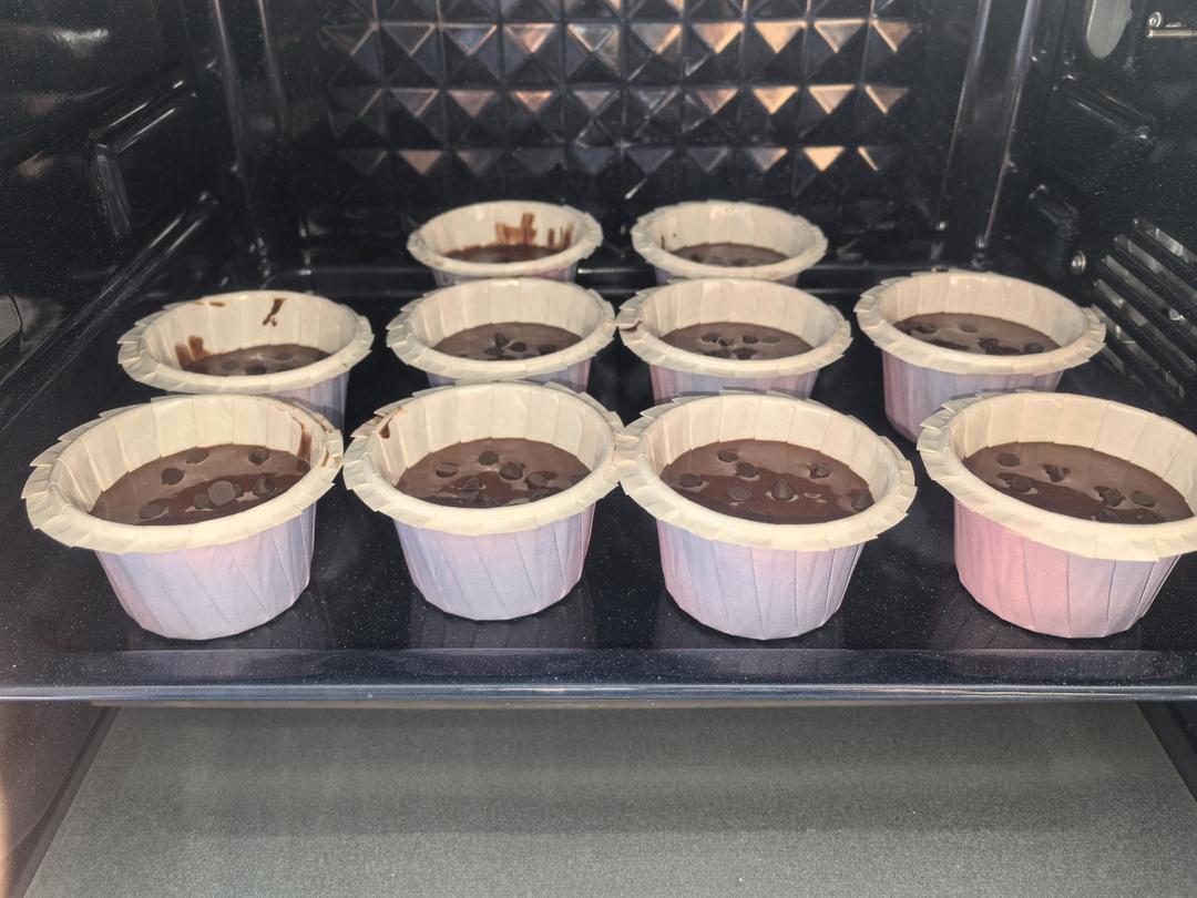 巨简单❗️超快速❗️巧克力玛芬蛋糕❗️好吃哭了