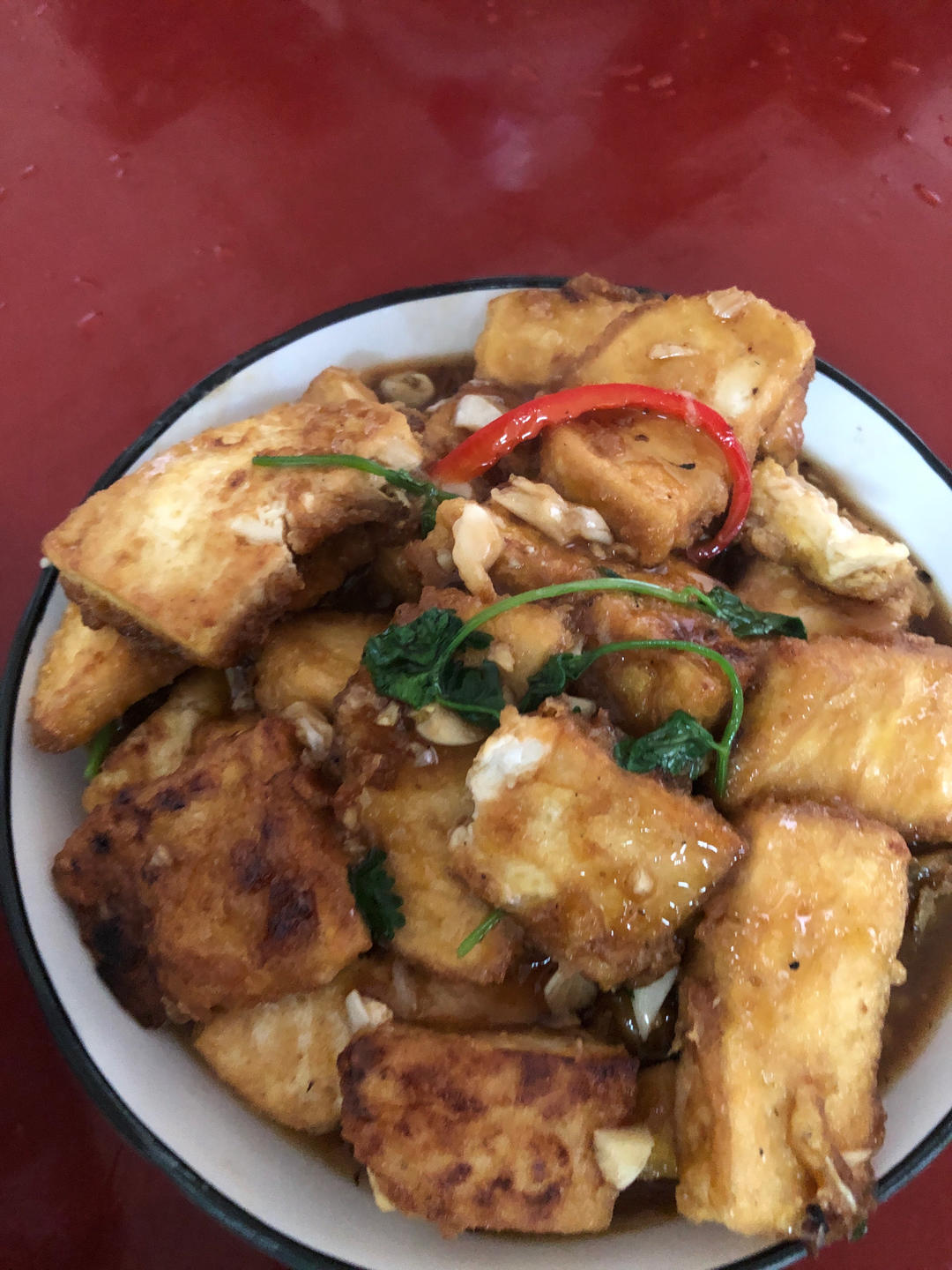 无敌好吃的香煎豆腐