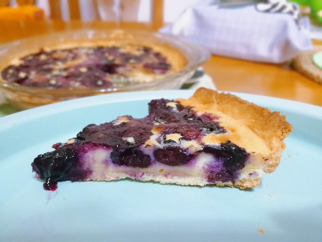 蓝莓乳酪派