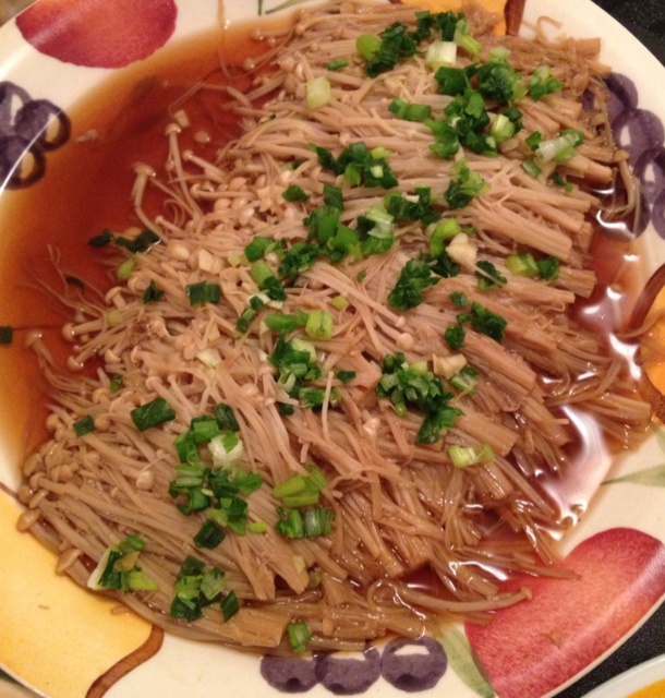 蒜蓉蒸金针菇