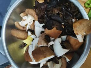 香菇炖鸡块的做法 步骤4