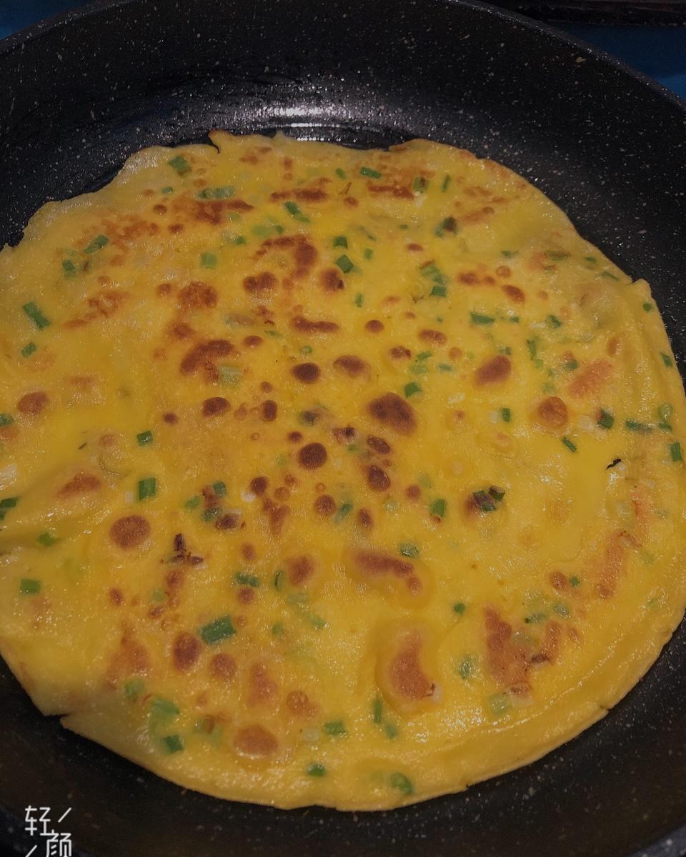 用葱花鸡蛋饼来唤醒你清晨的味蕾
