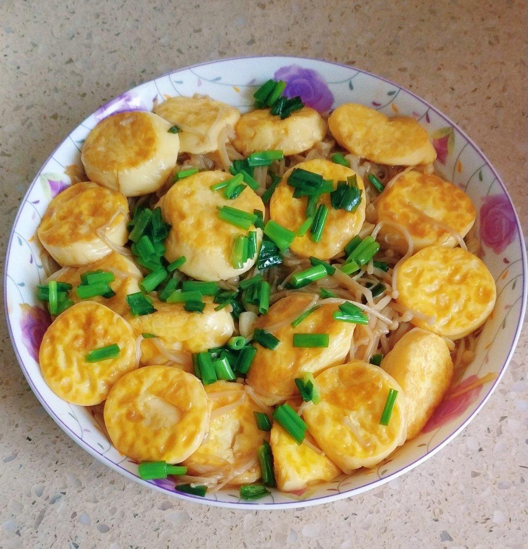 金针菇烧日本豆腐