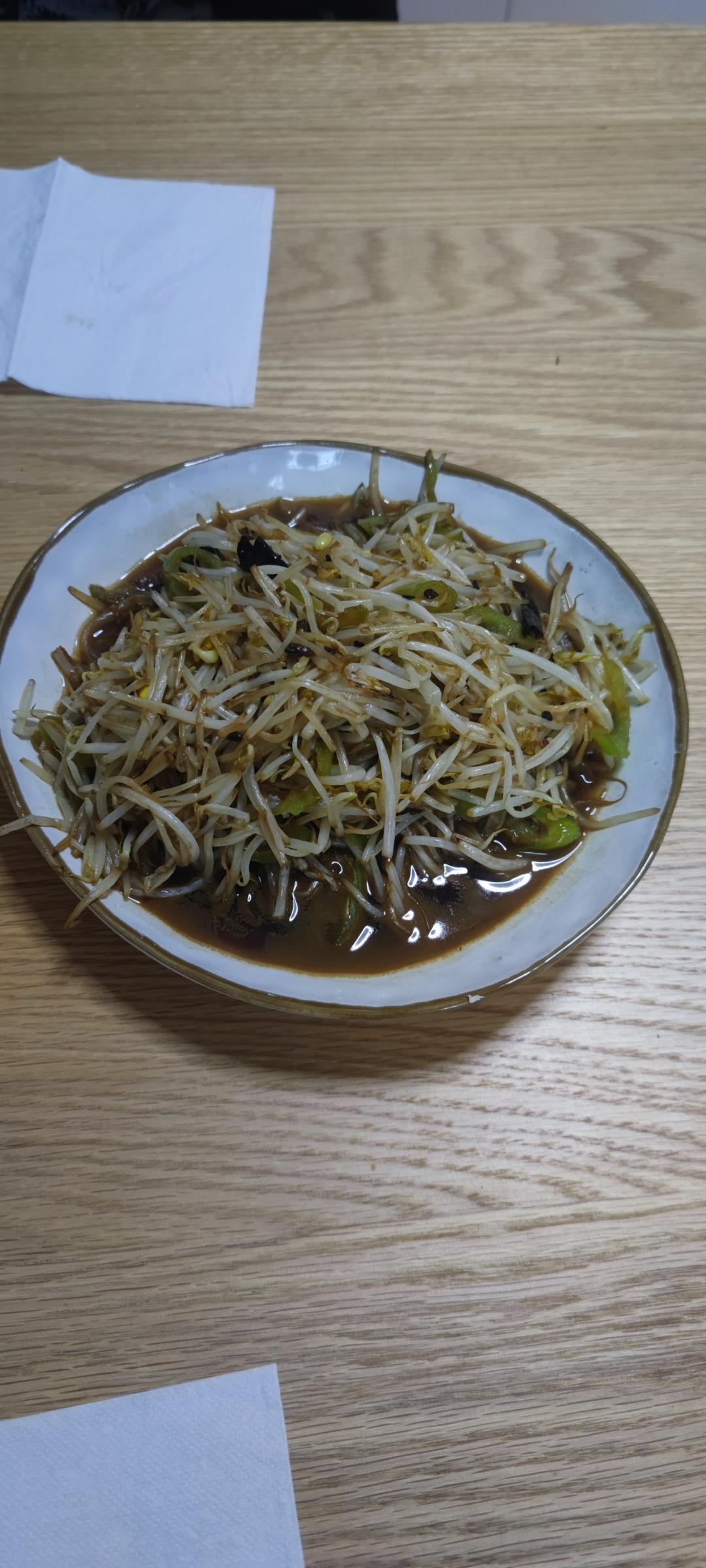 爆炒绿豆芽