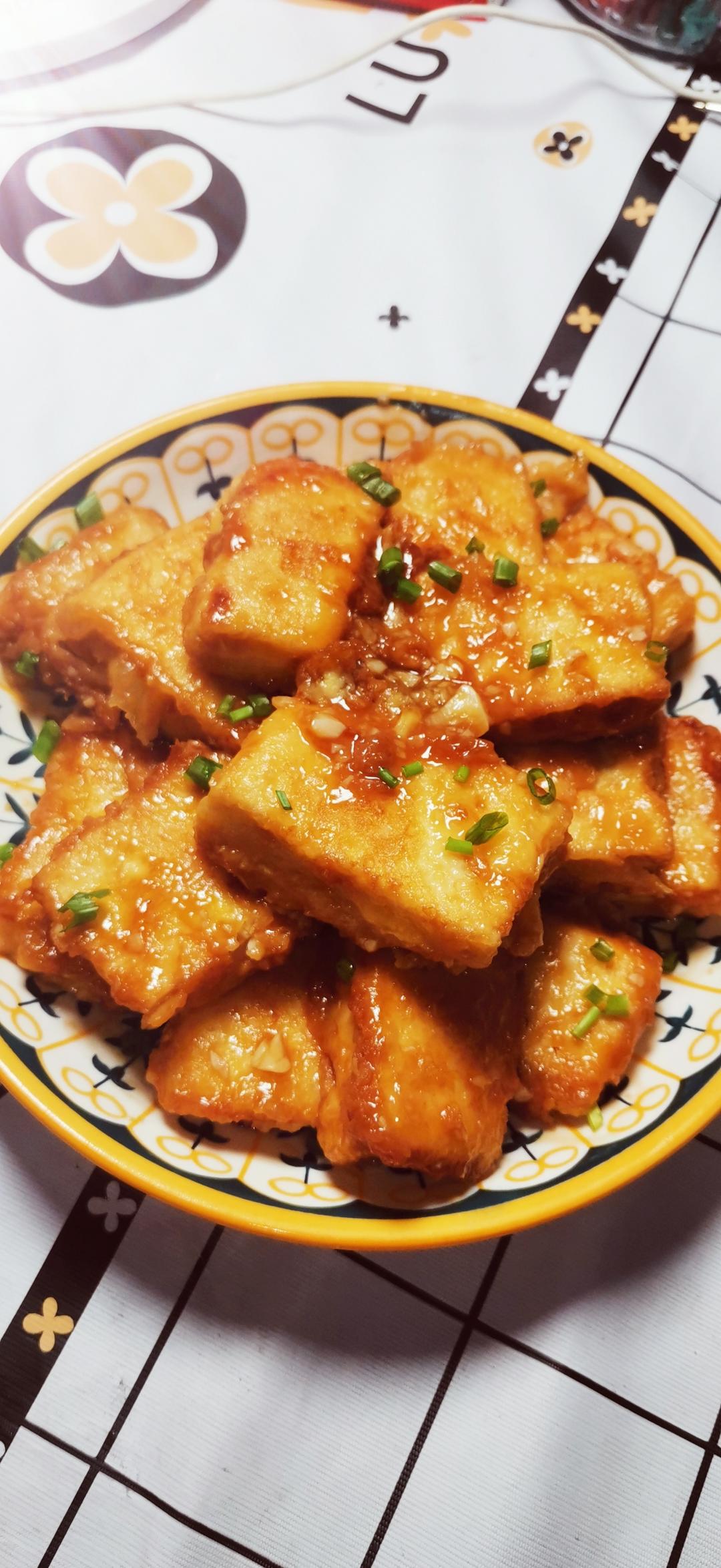 无敌好吃的香煎豆腐