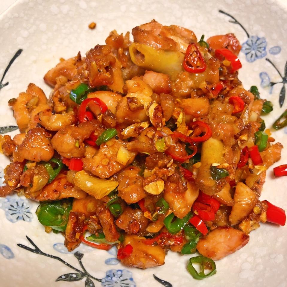 超好吃的辣味蒜香鸡块