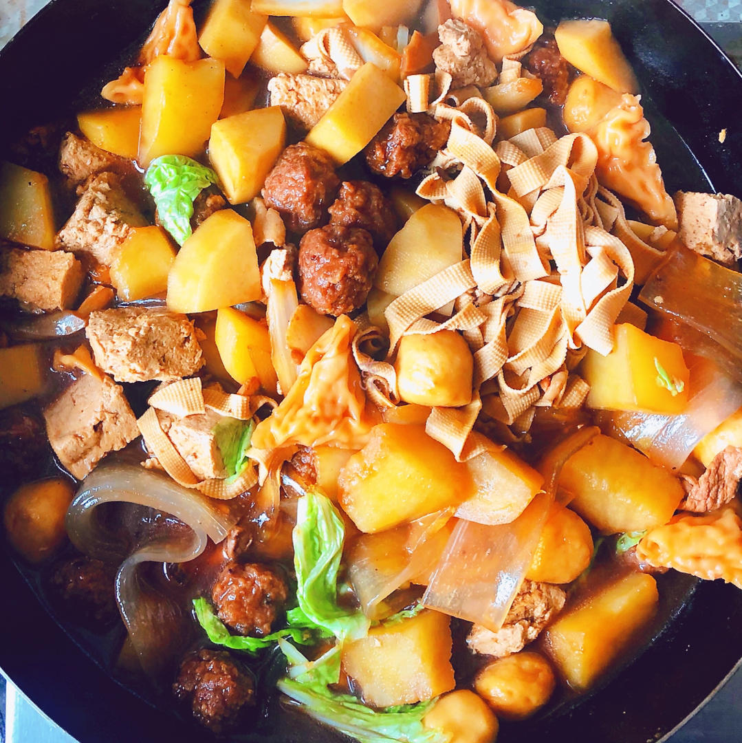 蕊912做的快手炒大烩菜