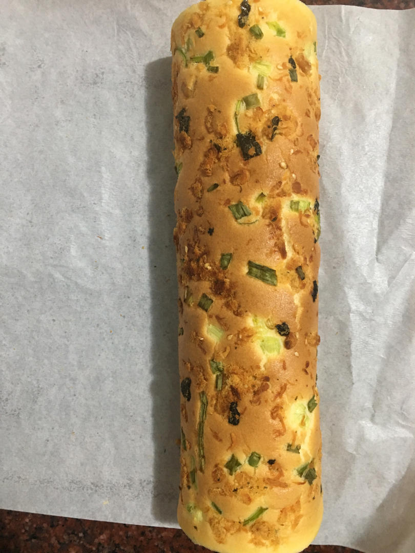 香葱肉松蛋糕卷