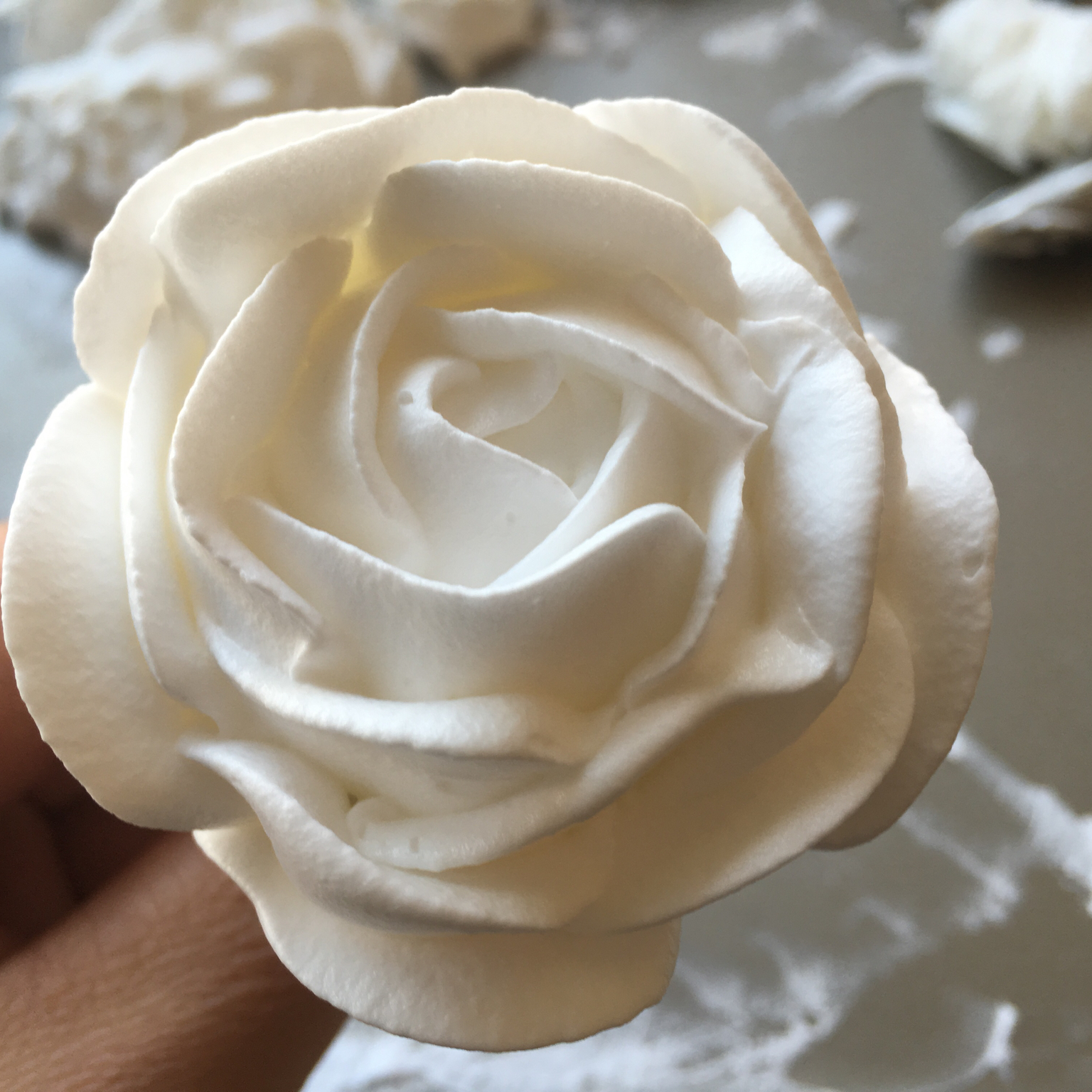 低成本裱花练习用的假“奶油”