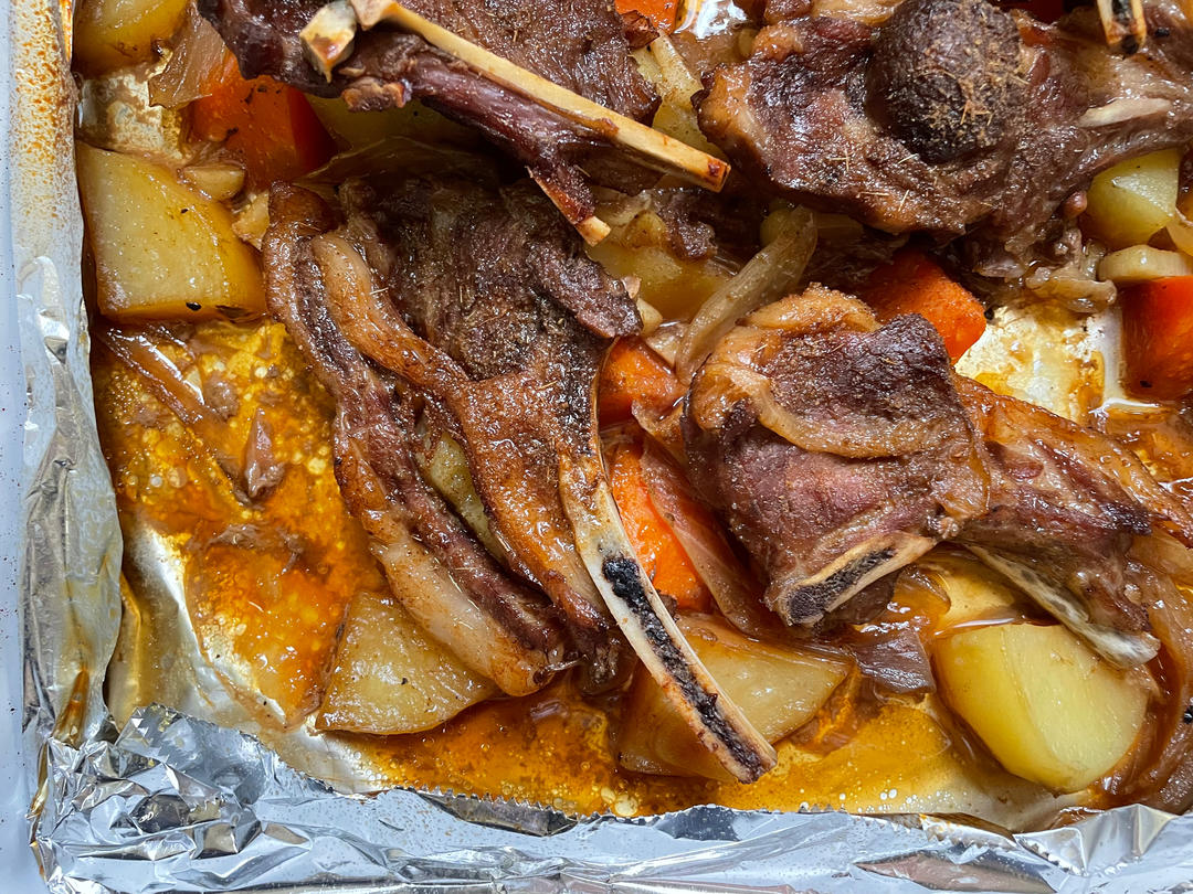 超好吃的烤羊排烤箱版