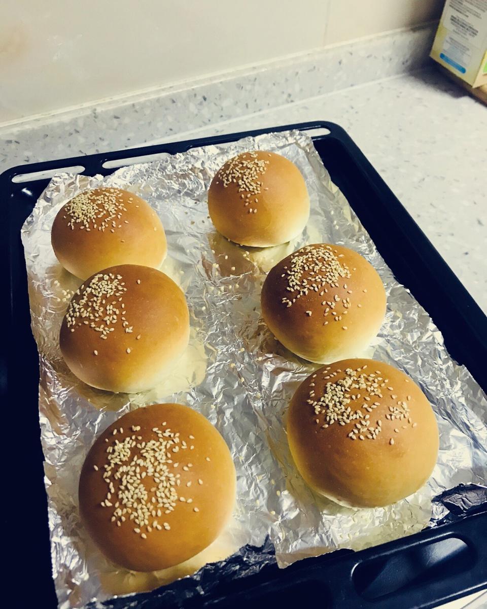 全麦汉堡胚（一次发酵）