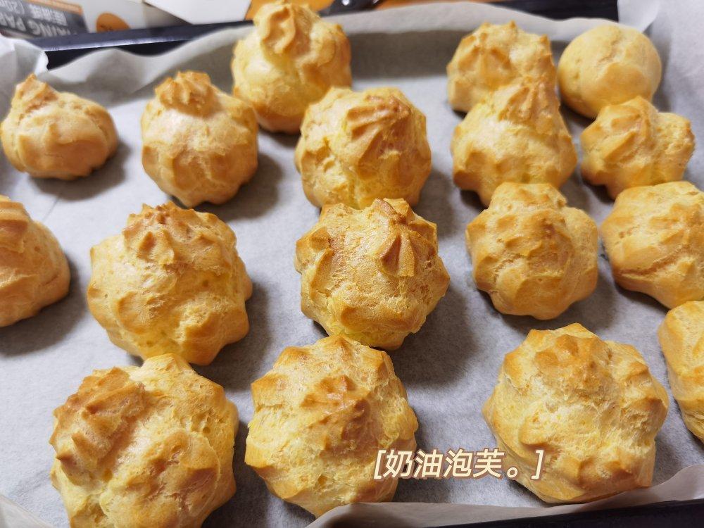 奶油小泡芙，容易做，成功率极高～