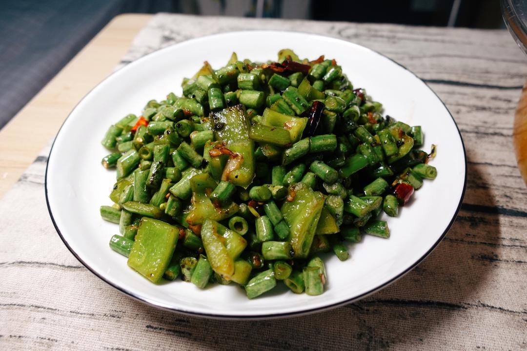 缸豆炒肉末
