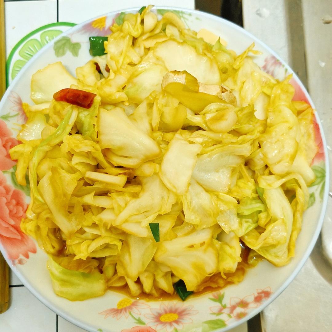 素炒包菜