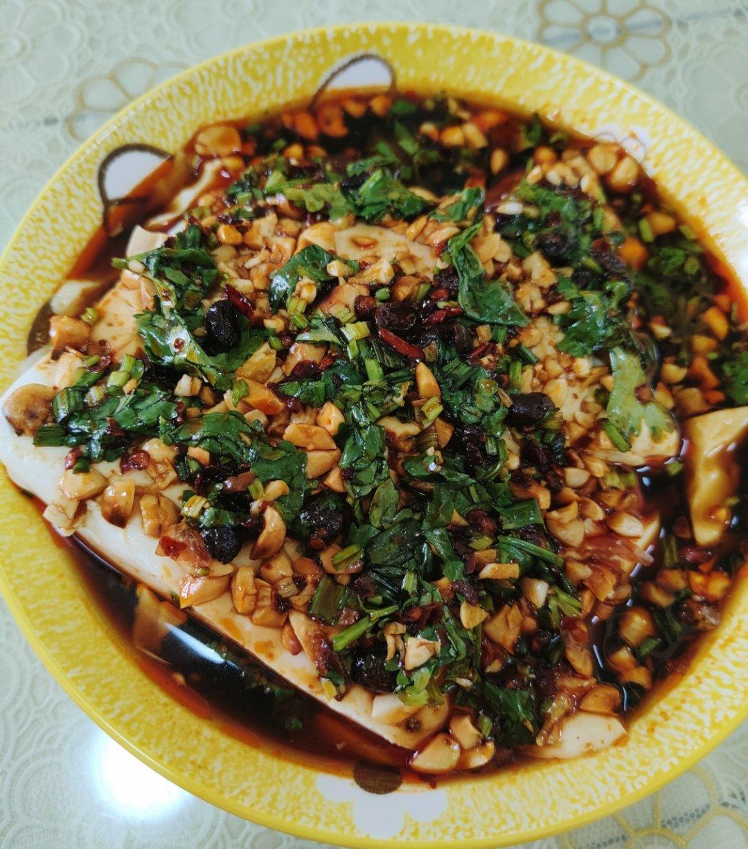 好吃的凉拌内酯豆腐