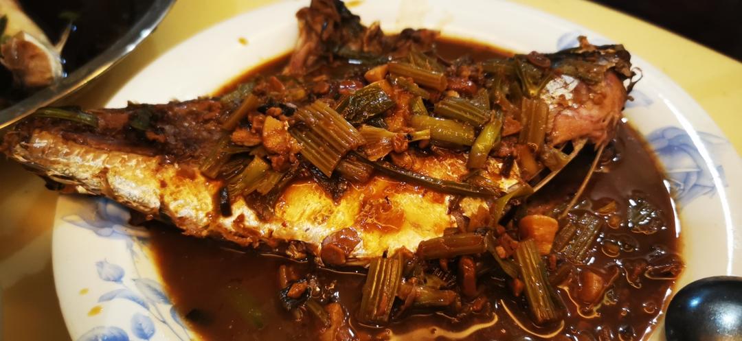 黄豆酱煮海鱼