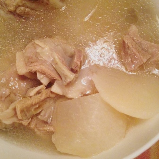 萝卜炖羊排