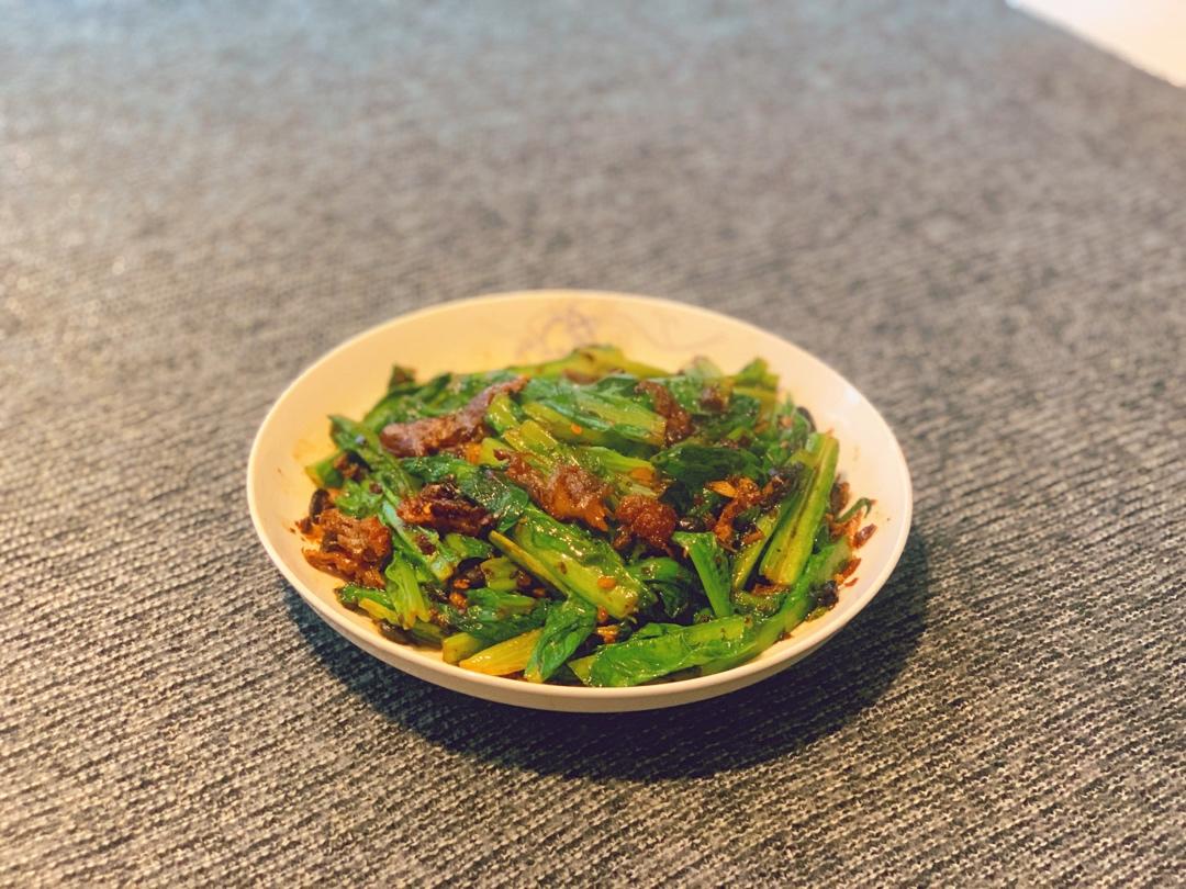 豆豉鲮鱼油麦菜