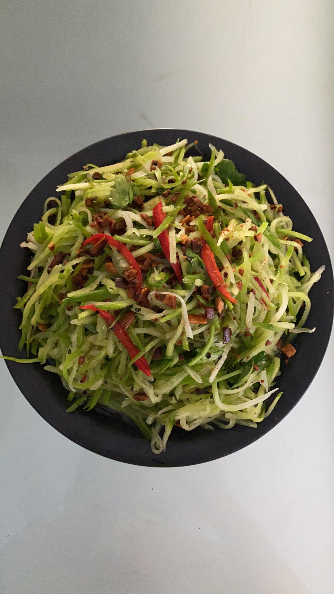 凉拌爽口萝卜丝