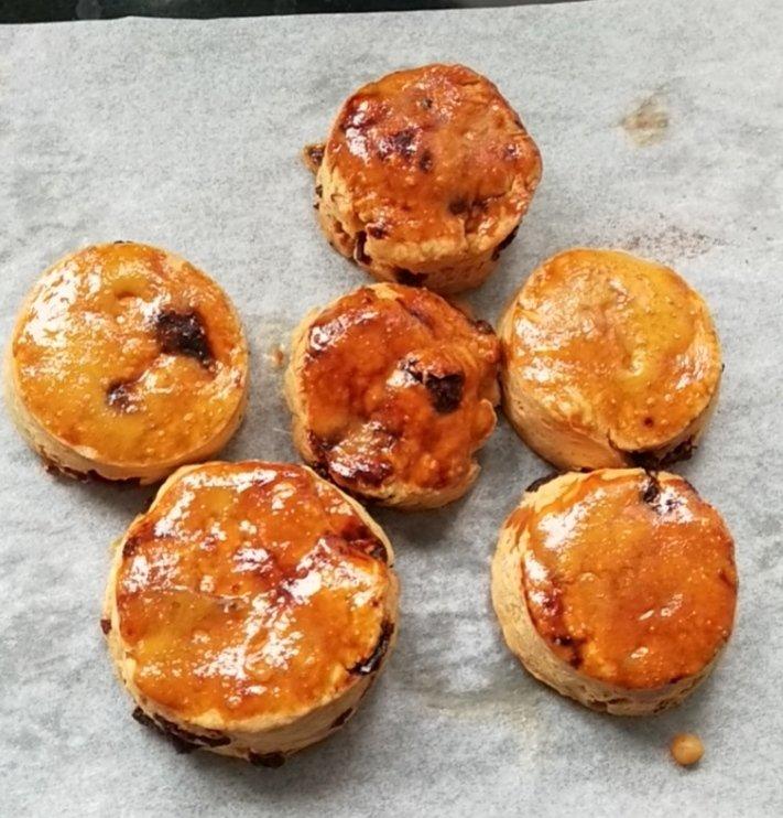 不用醒面，一次成功的葡萄干司康，好吃到爆