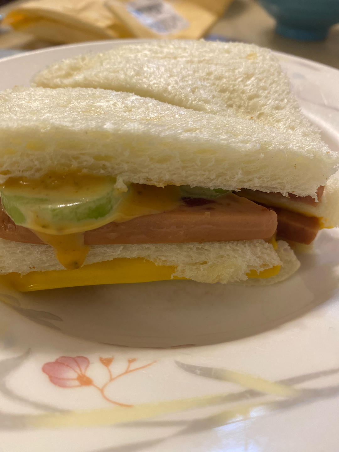 火腿芝士蛋三文治