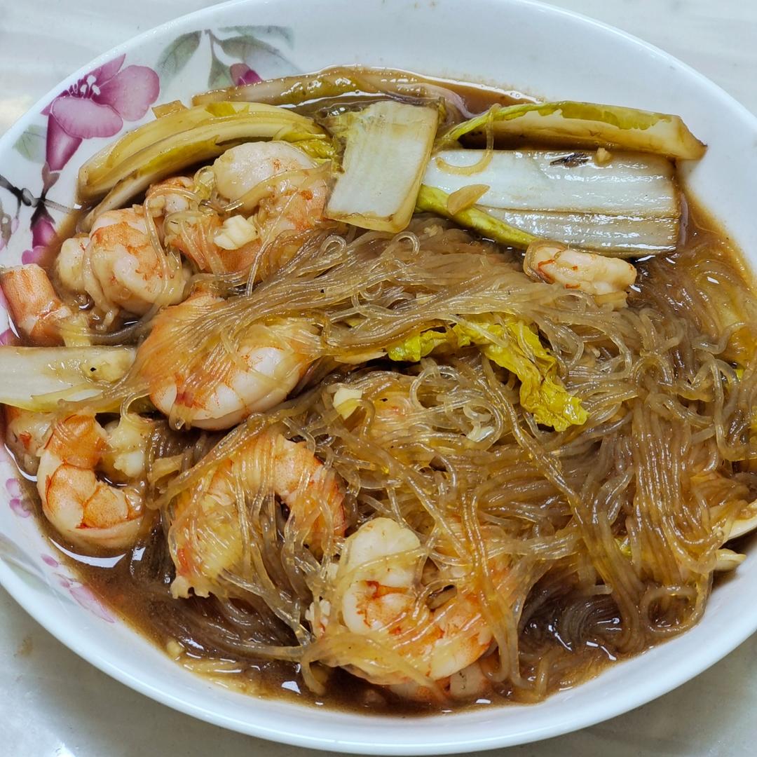 蒜蓉粉丝虾煲