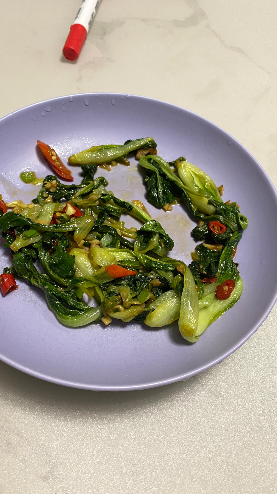 清炒小白菜 简单好吃