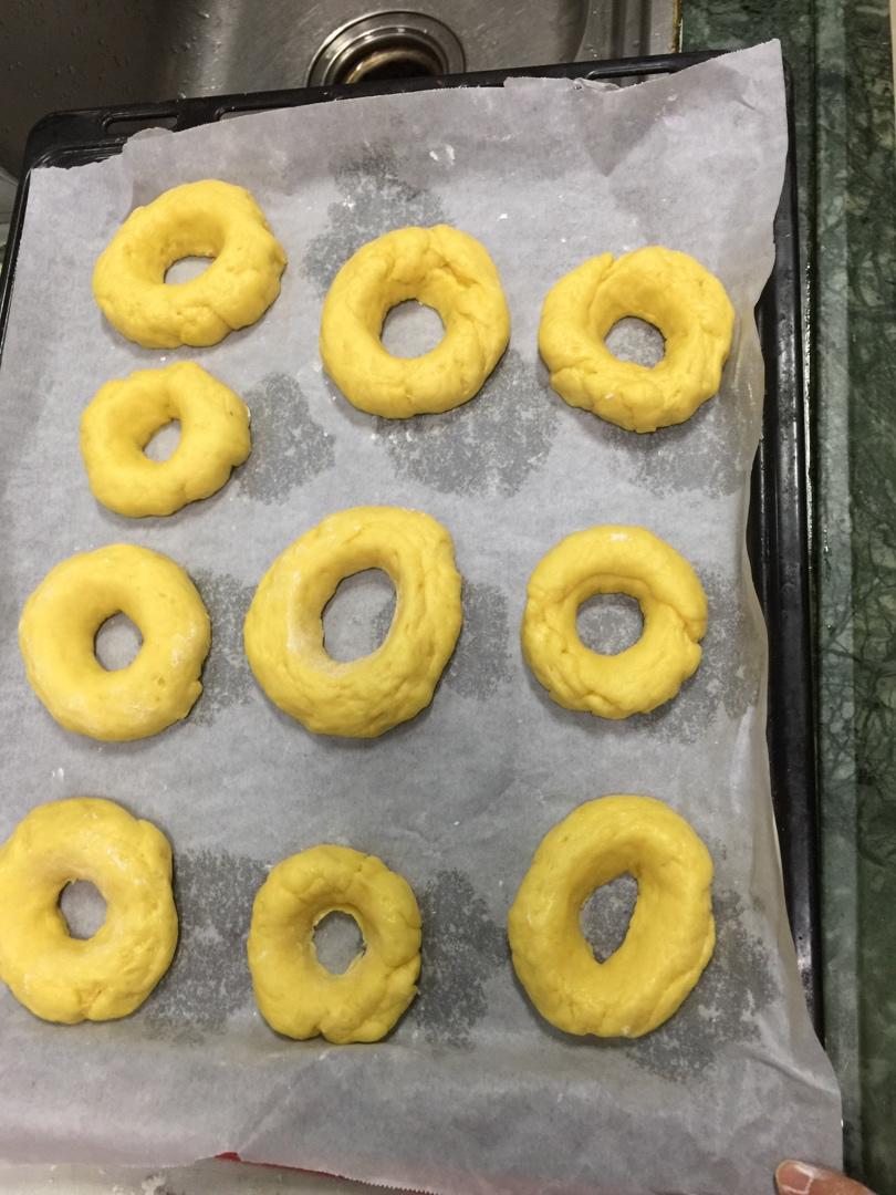🍩超快手一小时低糖无需烤箱的甜甜圈（详细视频）