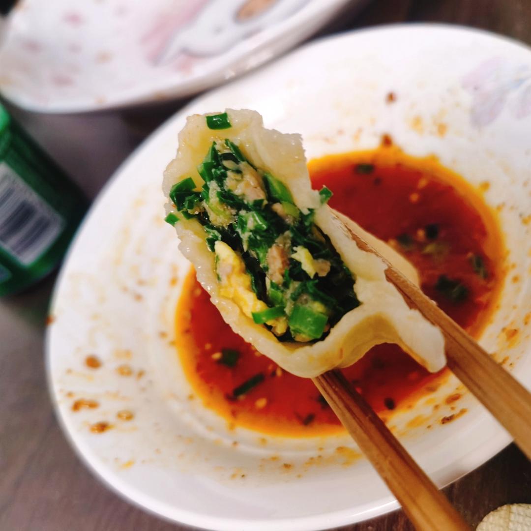 韭菜鸡蛋虾仁三鲜饺子
