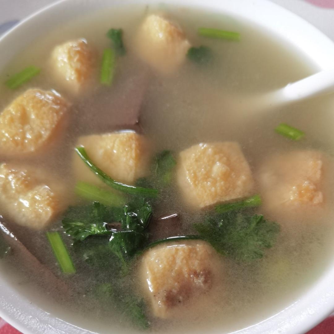 快手鸭血粉丝汤
