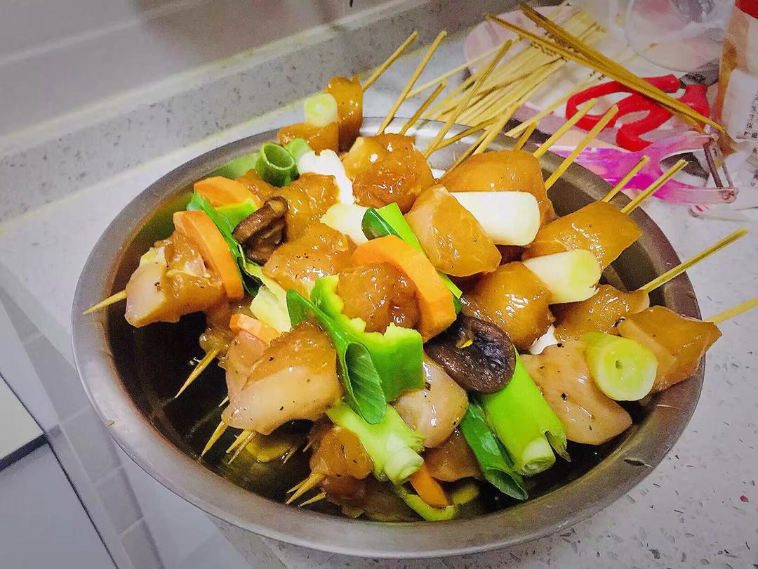 日式居酒屋 葱香鸡肉串 Chicken Teriyaki Skewers