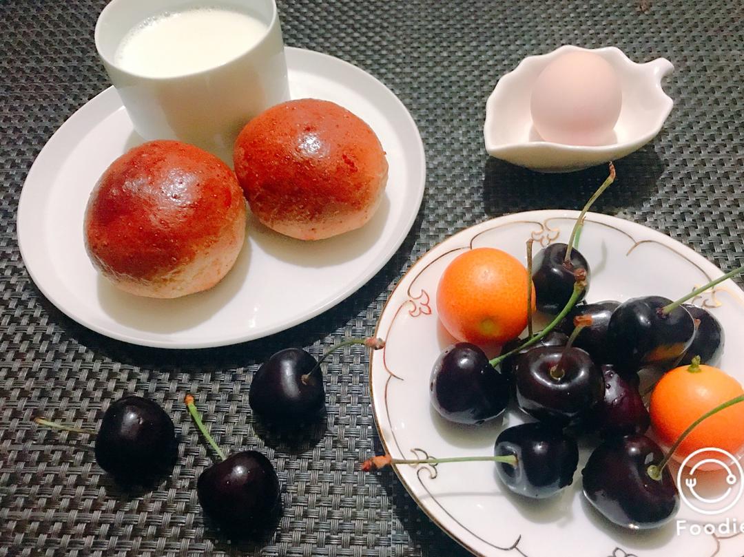 蜂蜜全麦早餐包丨健康·烘焙