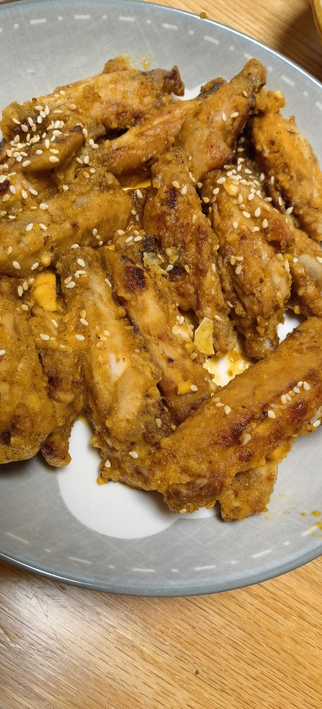 金沙鸡翅【咸蛋黄焗鸡翅】