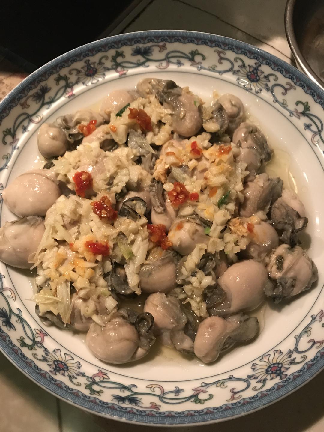 蒜蓉蒸蚝仔的做法