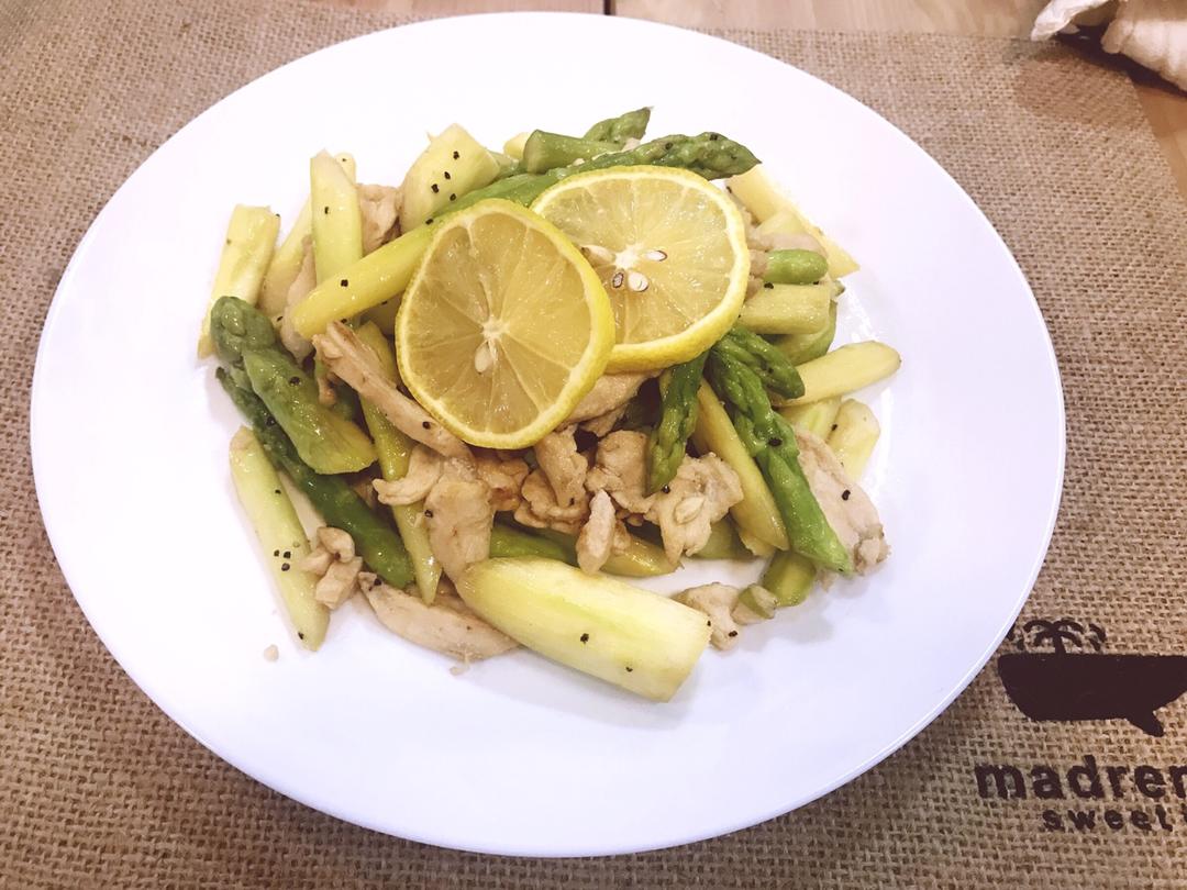 黑椒芦笋鸡胸肉（一人食）