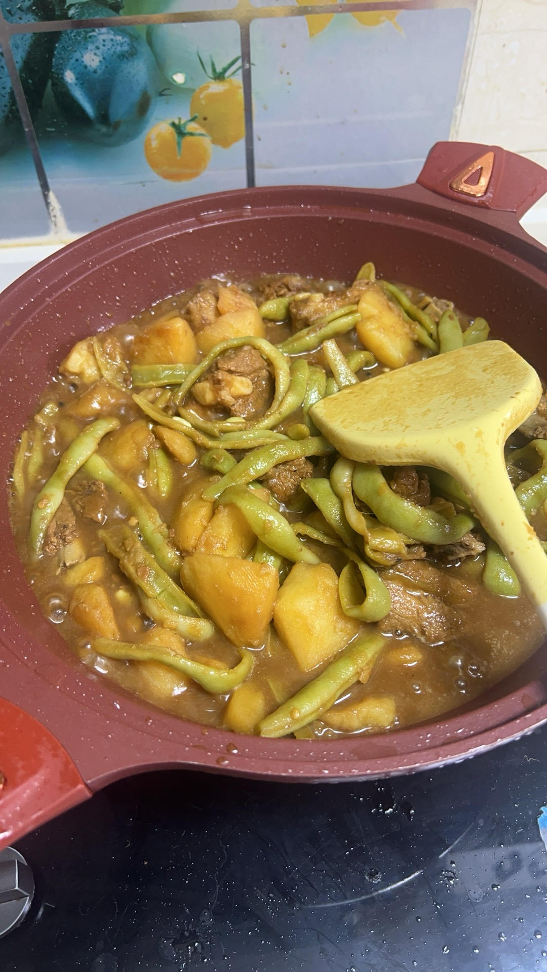 硬菜代表--排骨炖豆角土豆（豆角焖面胚子）