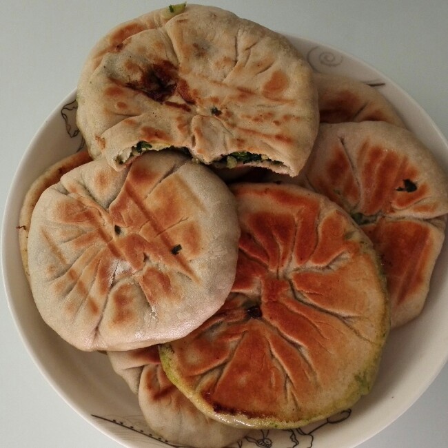 韭菜鸡蛋馅饼