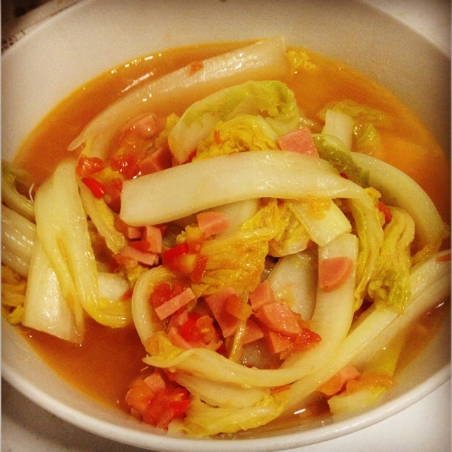 酸辣娃娃菜